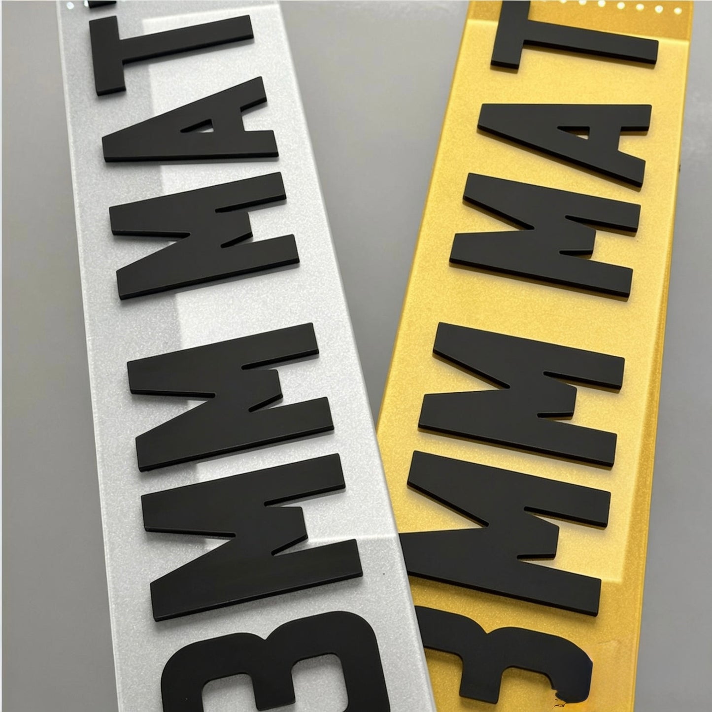 Buy Replacement Car Number Plates – 4D MATT & DVLA Approved