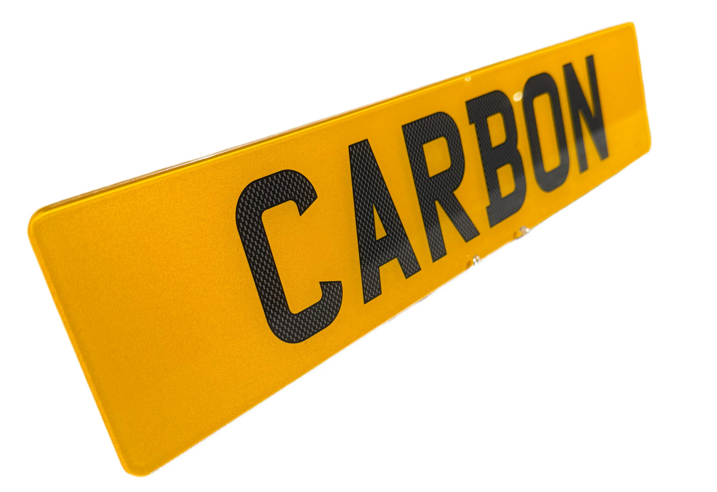 Carbon 2D Printed Custom Show Plates PlateLuxe