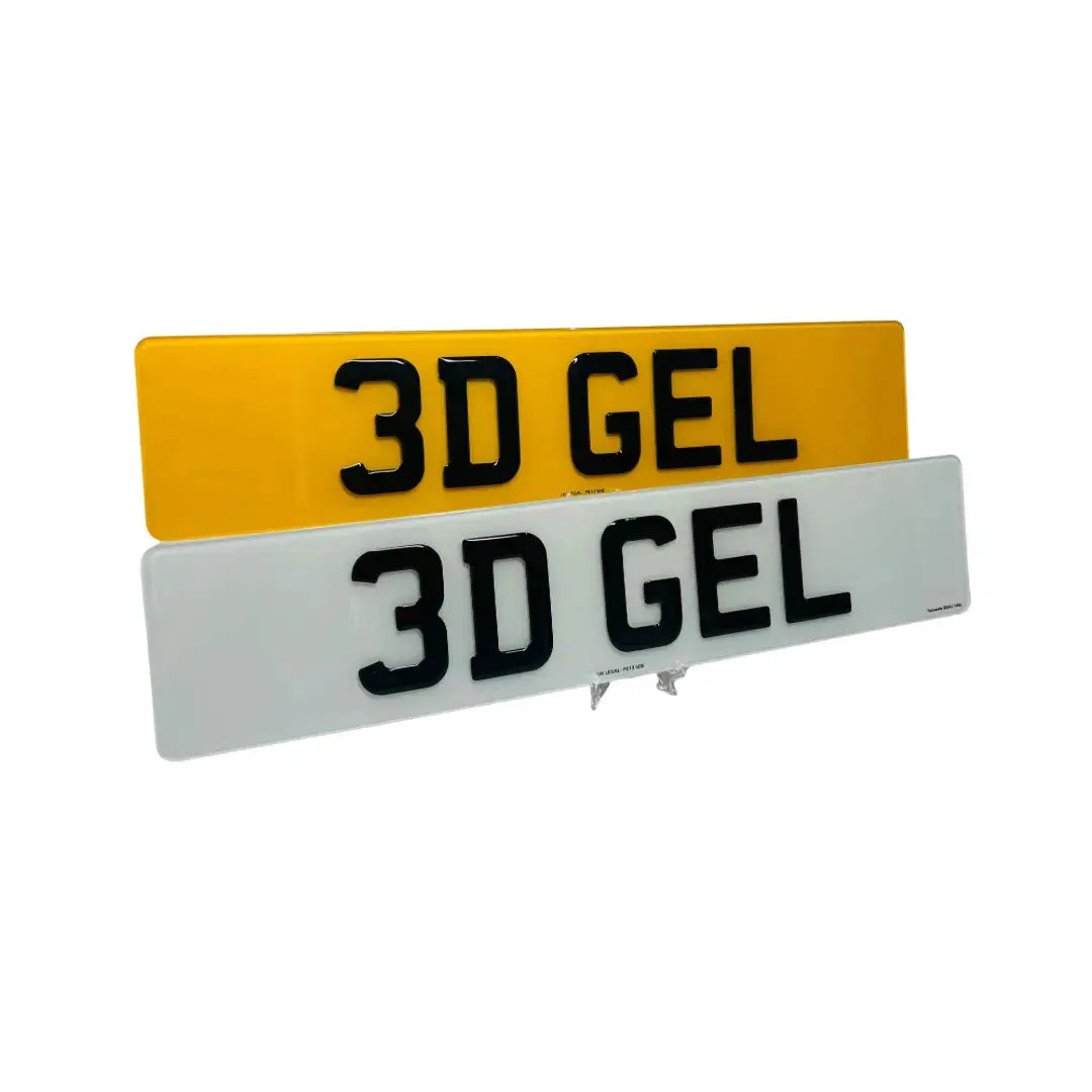 3D Gel Number Plates – Road Legal, MOT Compliant & Custom Made | Free UK Delivery My Store