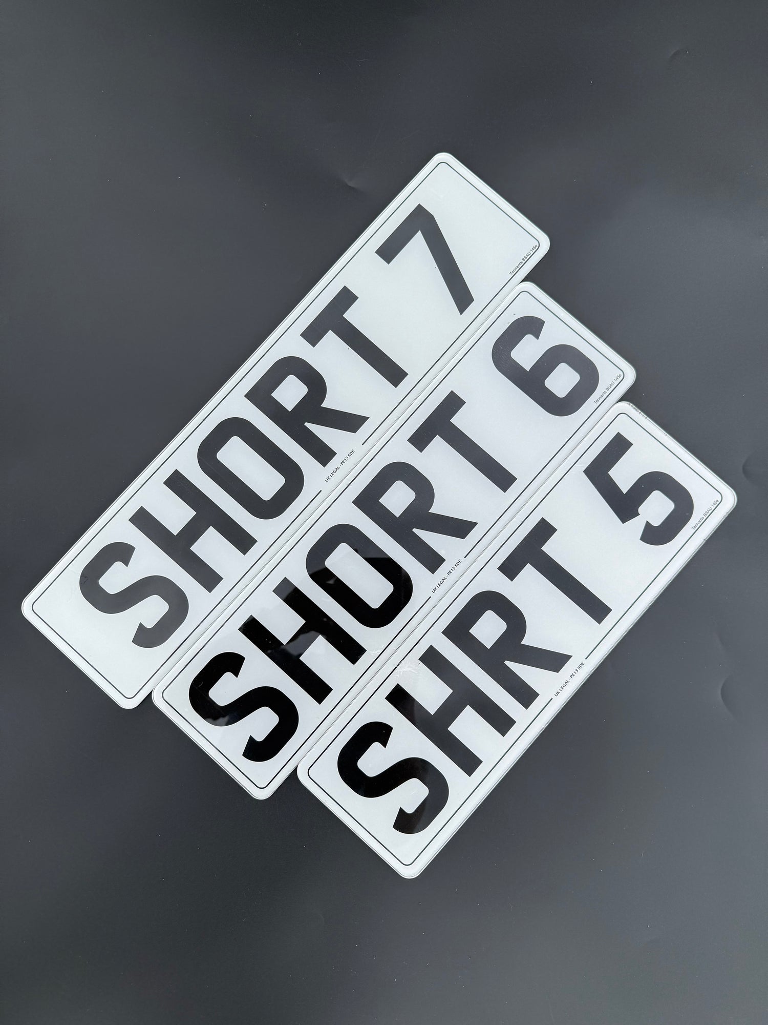 Short Number Plates