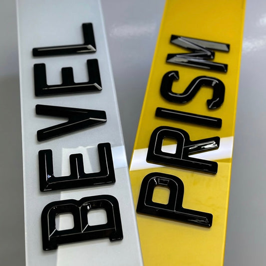 Buy Replacement Car Number Plates – 4D Bevelled Edge & DVLA Approved UK