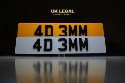 4D Legal Number Plate Maker – Road Legal, MOT Compliant & Custom Made | Free UK Delivery PlateLuxe