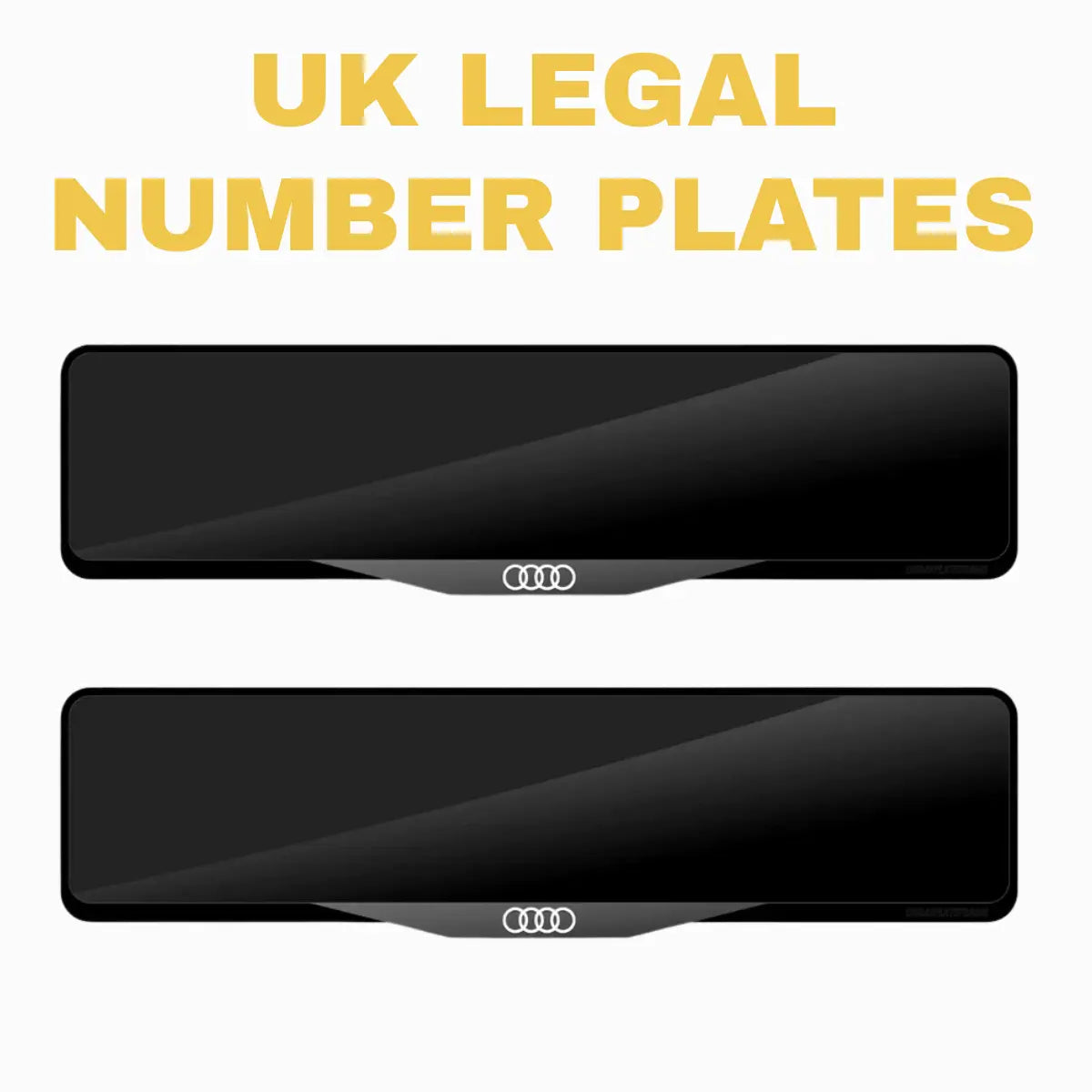 Audi Rings Plate Holders PlateLuxe