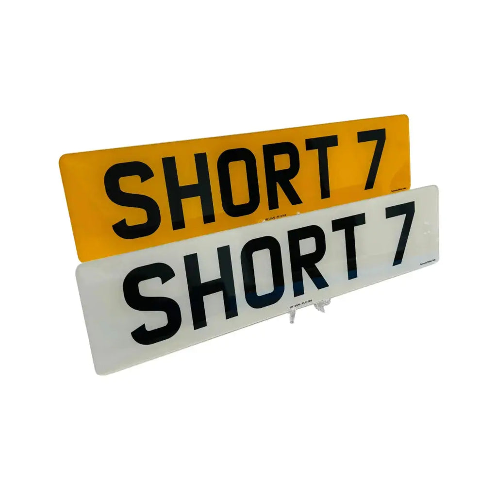 Short 7 - Custom Number Plates Build yours now PlateLuxe