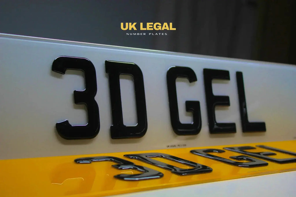 3D Gel Legal Number Plate Maker– Road Legal, MOT Compliant & Custom Made | Free UK Delivery My Store