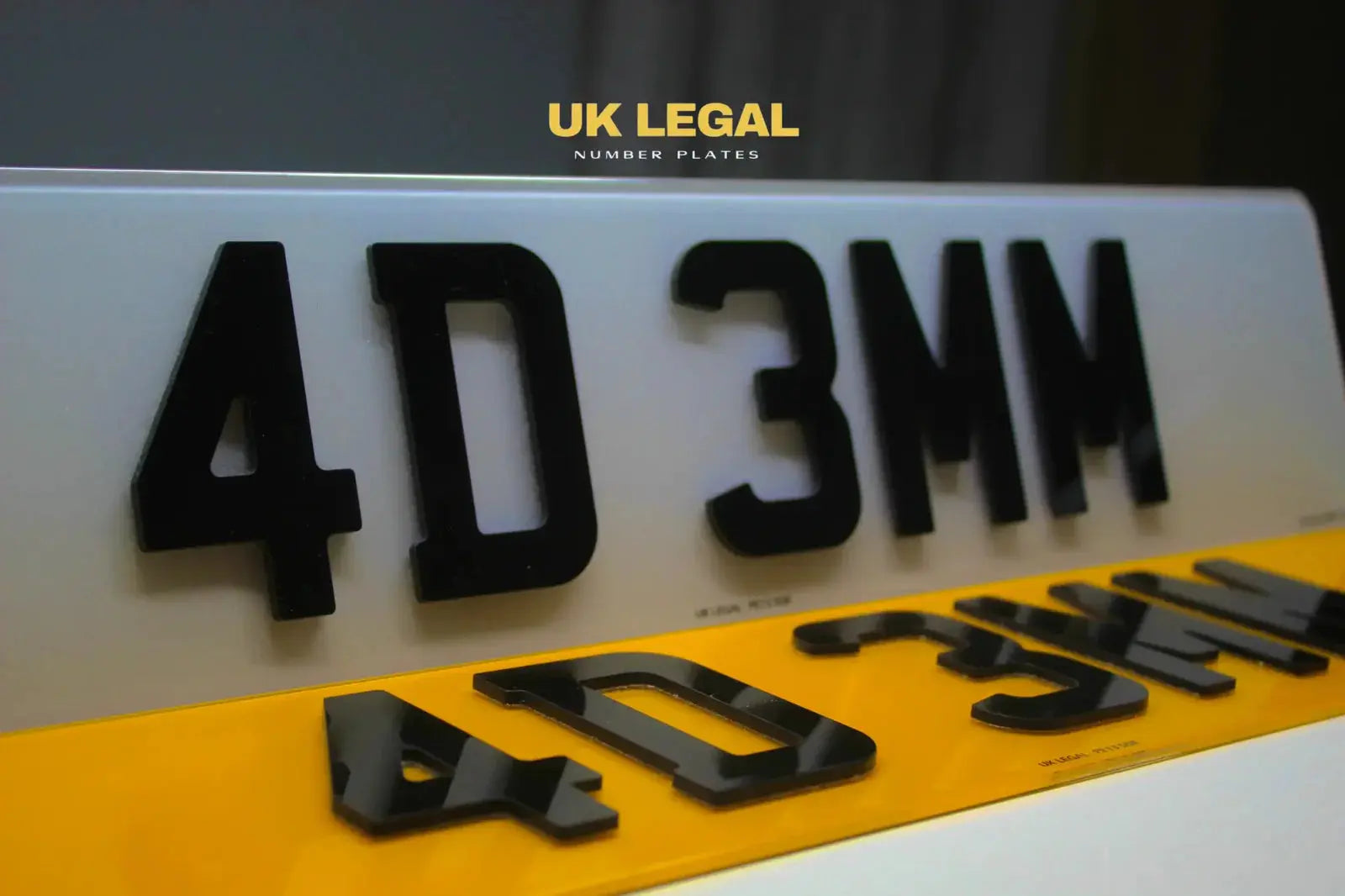 4D Legal Number Plate Maker – Road Legal, MOT Compliant & Custom Made | Free UK Delivery PlateLuxe