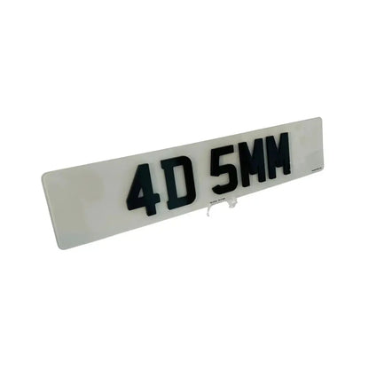 Single Number Plates 4d5mm – Road Legal, MOT Compliant & Custom Made | Free UK Delivery PlateLuxe