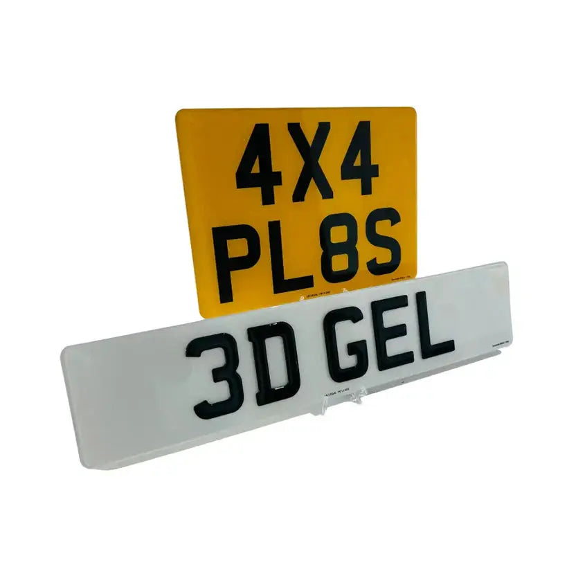4x4 Rear Set - Front and Rear 4d 3mm  replacement PlateLuxe