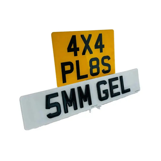 4x4 Rear Set - 7mm gel replacement plates PlateLuxe