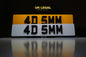 4D Legal Number Plate maker  – Road Legal, MOT Compliant & Custom Made | Free UK Delivery My Store
