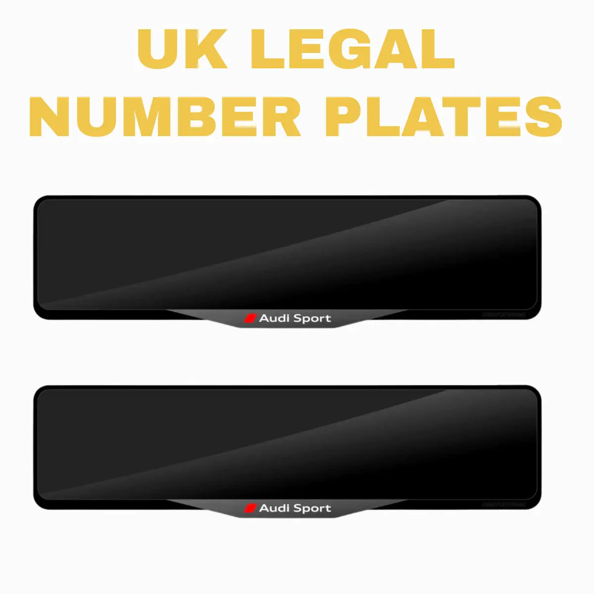 Audi Sport Plate Holders PlateLuxe