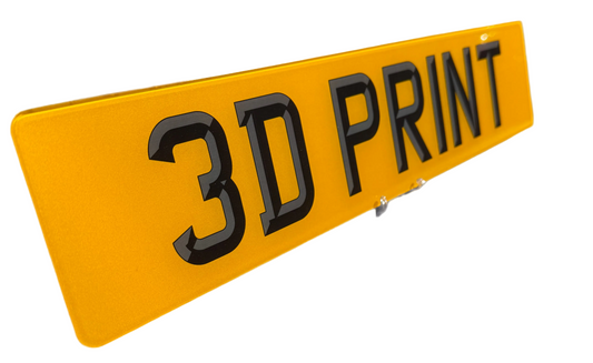 3D Printed Custom Show Plates PlateLuxe