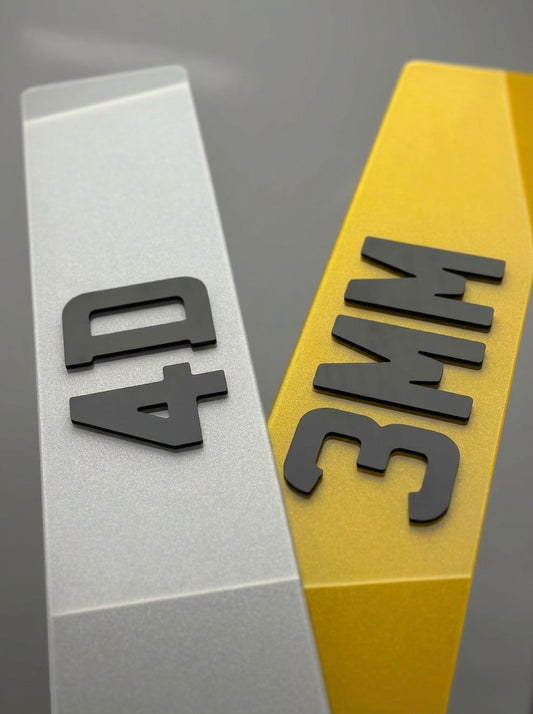 Buy Replacement Car Number Plates – 4D 3MM & DVLA Approved