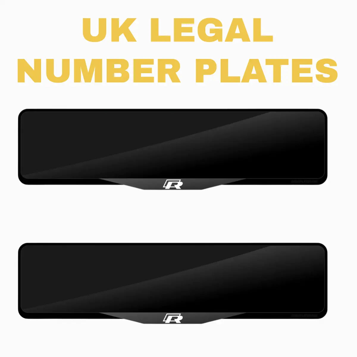 Golf R - Plate holders PlateLuxe