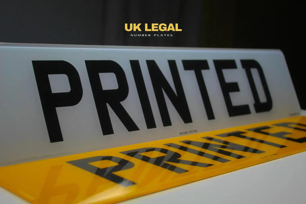 Printed Legal Number Plate Maker – Road Legal, MOT Compliant & Custom Made | Free UK Delivery PlateLuxe