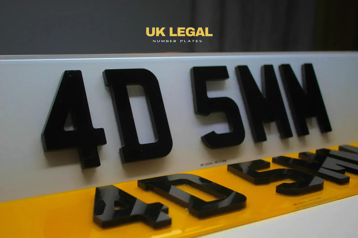 4D Legal Number Plate maker  – Road Legal, MOT Compliant & Custom Made | Free UK Delivery My Store