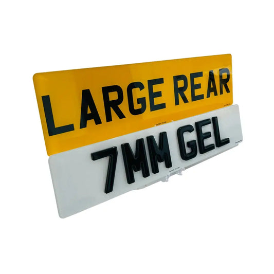 (Copy) Large Rear Set - Front and Rear 7MM GEL replacement PlateLuxe
