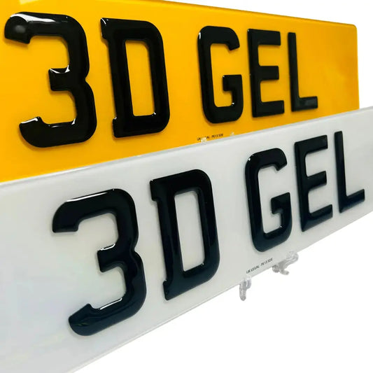 3D Gel Number Plates – Road Legal, MOT Compliant & Custom Made | Free UK Delivery My Store