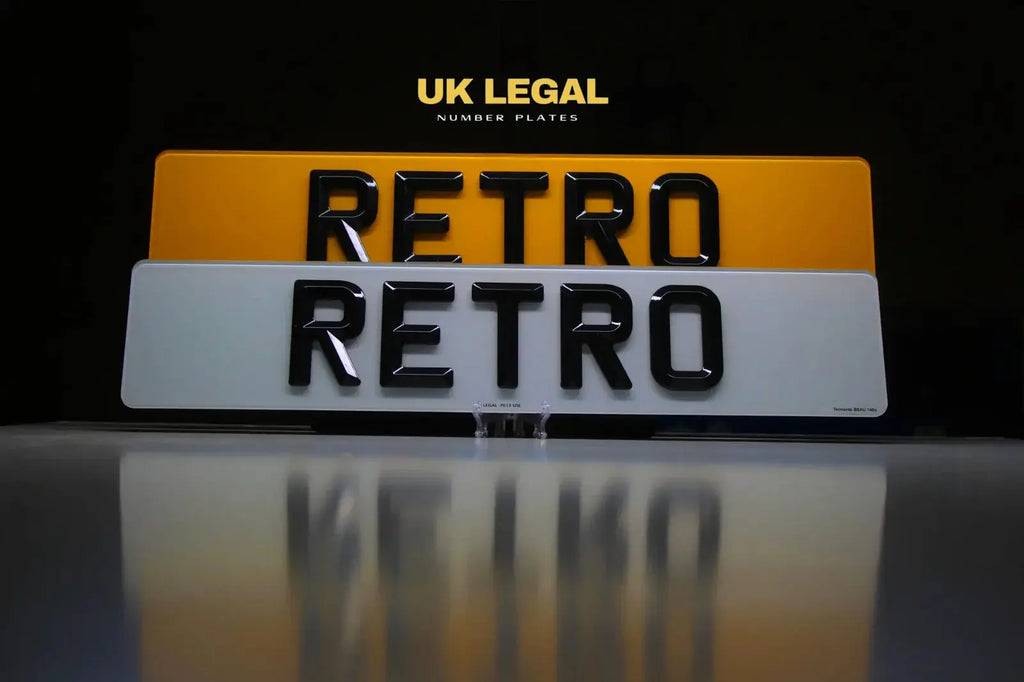 Bevelled legal Number Plate maker – Road Legal, MOT Compliant & Custom Made | Free UK Delivery PlateLuxe