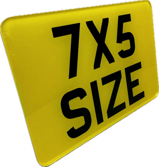 Motor Bike Show 7x5 Custom Plate PlateLuxe