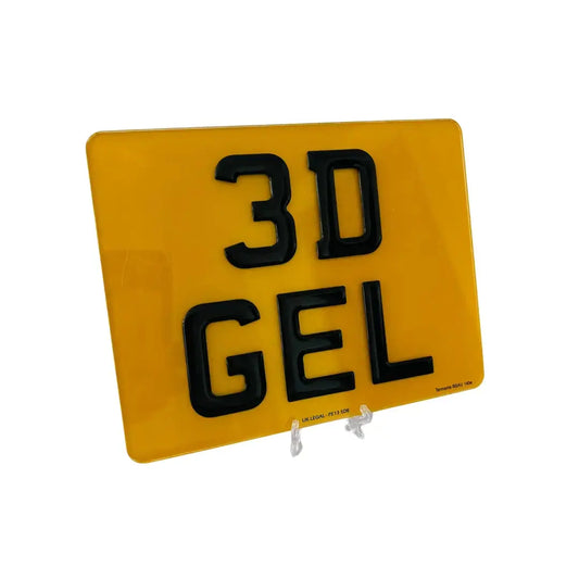 Motorbike Number Plates 3d gel – Road Legal, MOT Compliant & Custom Made | Free UK Delivery PlateLuxe