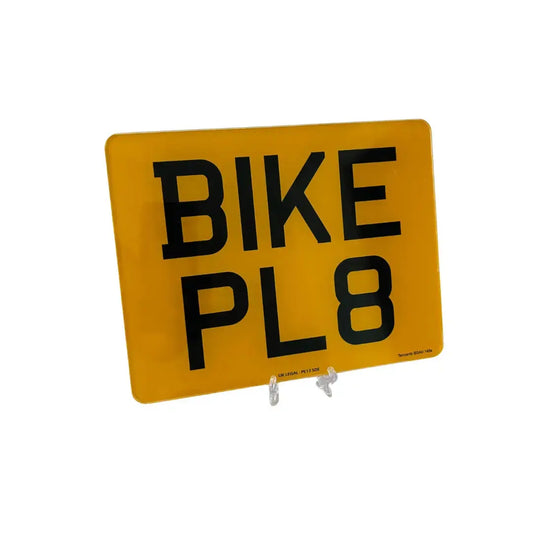 Motorbike Number Plates 2d printed  – Road Legal, MOT Compliant & Custom Made | Free UK Delivery PlateLuxe