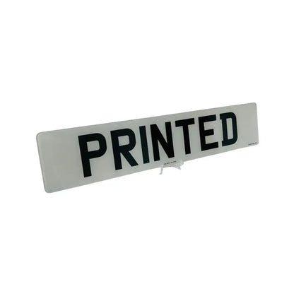 Single Number Plates 2d printed  – Road Legal, MOT Compliant & Custom Made | Free UK Delivery PlateLuxe