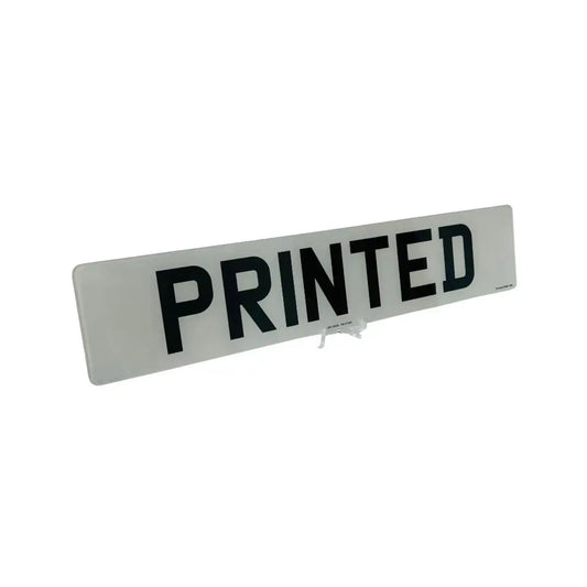 Single Number Plates 2d printed  – Road Legal, MOT Compliant & Custom Made | Free UK Delivery PlateLuxe