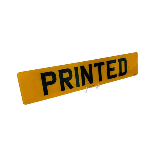 Single Number Plates 2d printed  – Road Legal, MOT Compliant & Custom Made | Free UK Delivery PlateLuxe