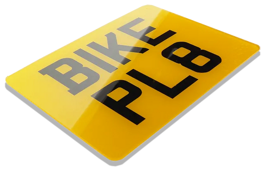 Customise Your Motorbike Number Plate