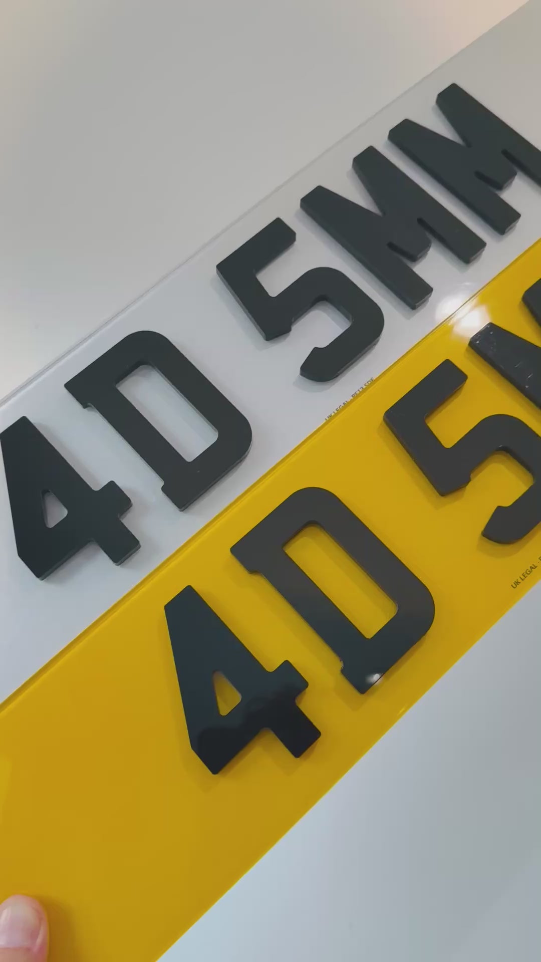 4D Lega Number Plate maker  – Road Legal, MOT Compliant & Custom Made | Free UK Delivery