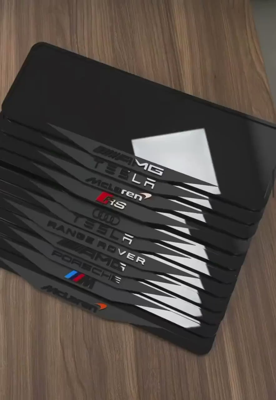 Luxury Number Plate Holders