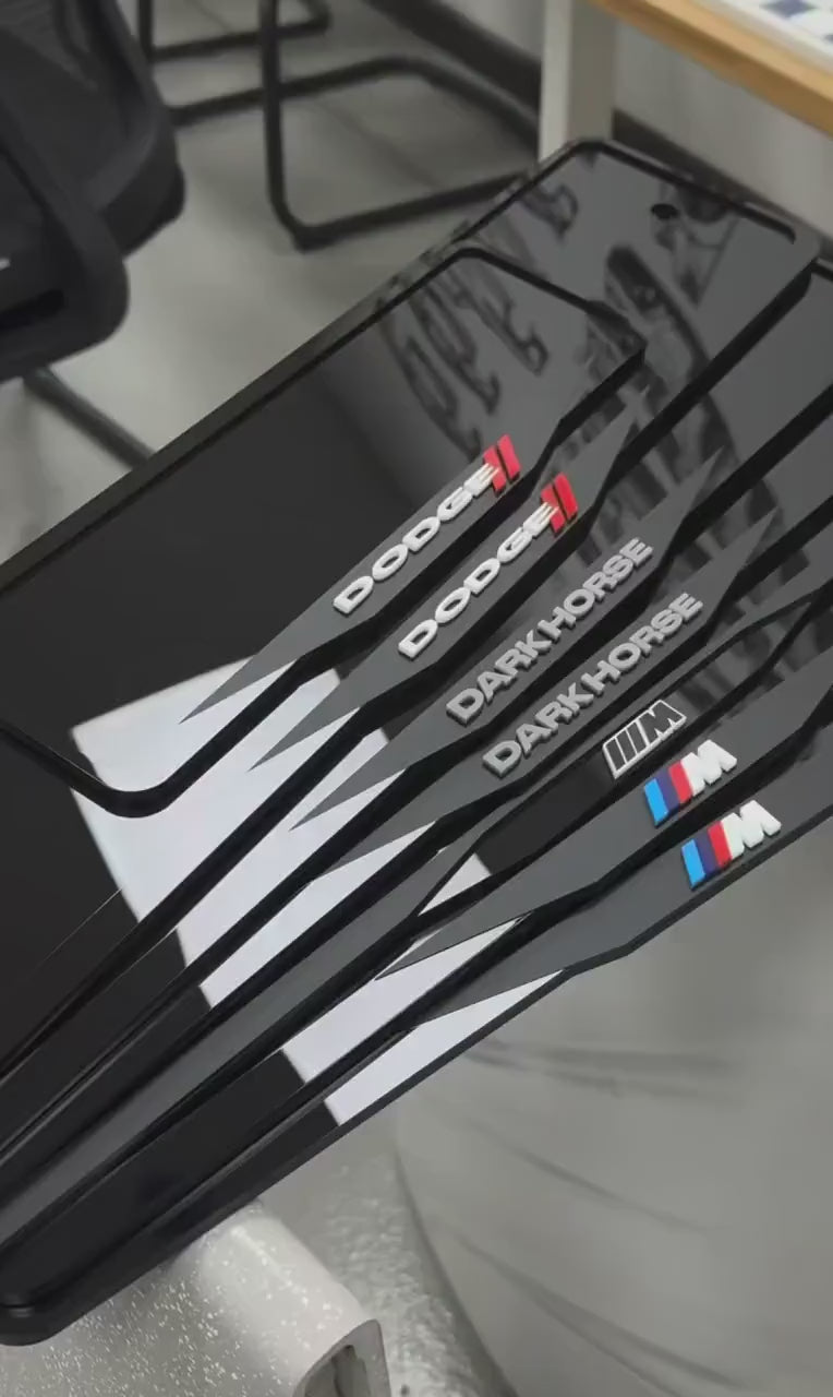 Luxury Number Plate Holders